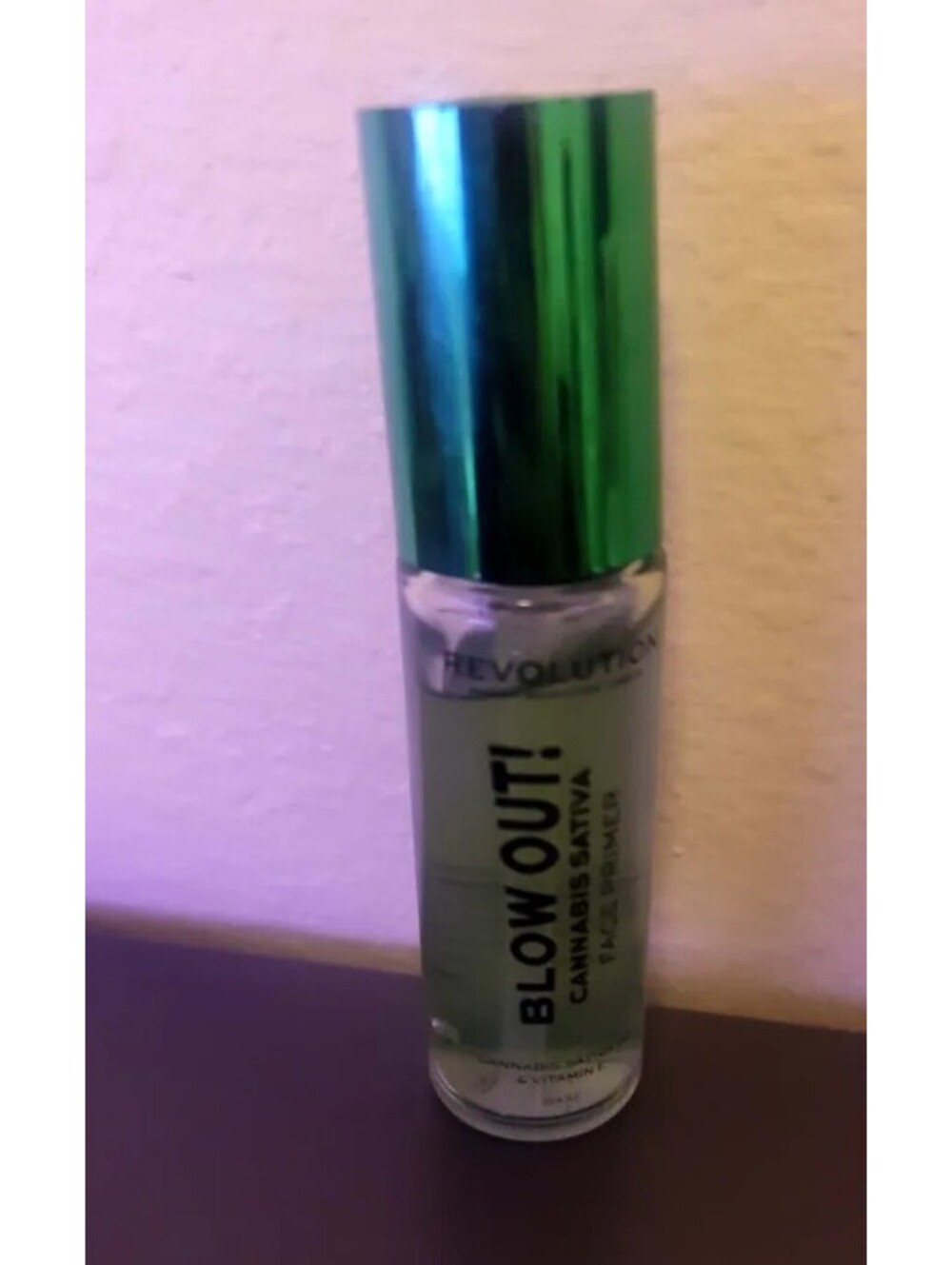 MAKEUP REVOLUTION BLOW OUT! CANNIBUS SATIVA FACE PRIMER USED ONCE